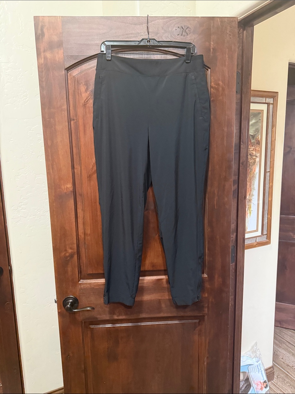 Athleta Black Pull-On Active Pants